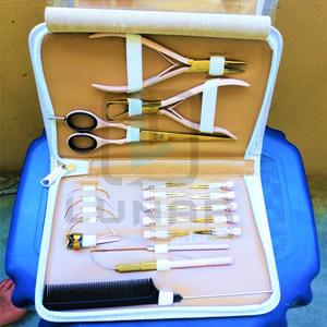 Kit de herramientas de extensión de trama de cabello de la mejor calidad, Blanco susurro de calidad superior con Color de plasma dorado, que proporciona etiquetado de marca personalizado - Product Image 2