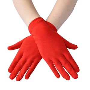 Guantes de verano para mujer, guantes transpirables de satén con protección solar, Color sólido para uso diario, actuación ceremonial, conducción de baile - Product Image 4