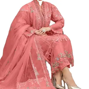Pakistani Indian Salwar Kameez Stitched Shalwar Kameez Ready Made Anarkali Gown Cloth Eid Collection Selling Dress
