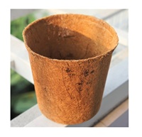 Pots originaux en fibre de coco de 6.5 pouces pour le jardinage domestique pour les semis à prix de gros à partir de