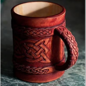 INCLUDE PERSONALIZED Wooden Mug Premium Quality Modern Design Perfect for Tea Coffee Wine and Beer From Falak World Export - Product Image 1