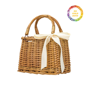 Bolsa de bambú hecha a mano por artesanos vietnamitas expertos Moda sostenible ecológica en estilo tradicional - Product Image 3