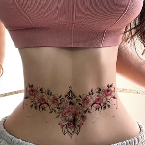 Tatuaje Temporal Personalizado para Mujer, Diseño Nuevo, Impermeable, Imagen Grande, para Pecho y Vientre - Product Image 1