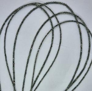 ลูกปัดเพชรโมอิสหลากสีขนาด1.50มม. ลูกปัดเหลี่ยมเพชรพลอยเกรด AAA การตัดที่ยอดเยี่ยมสำหรับการปรับแต่งเครื่องประดับและเครื่องประดับฮิปฮอป - Product Image 3