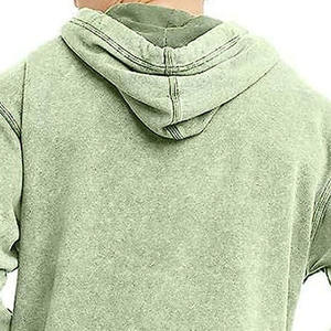 Heavyweight Pullover Hoodie French Terry Hoodies Drop Shoulder No Strings Heavy Oversized Men Hoodies - Product Image 3