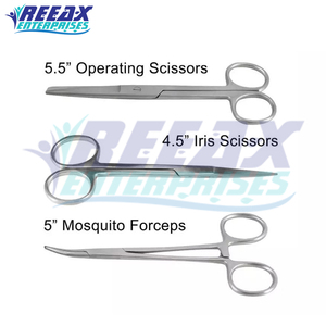 REEAX ENTERPRISES, el mejor precio de fábrica, cortadores de coral de acero inoxidable, Kit Frag, Herramientas de limpieza de acuarios, base de instrumentos quirúrgicos - Product Image 4