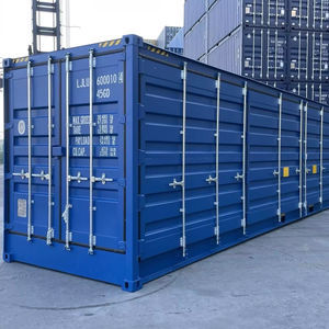 Contenedor de envío abierto lateral de 40 pies Contenedor de 40HQ usado barato Contenedor de envío de carga seca de 40 pies y 45 pies a la venta - Product Image 1