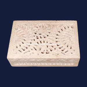 Boîte à sculpter en stéatite de haute qualité avec produit de haute qualité pour le stockage de bijoux personnalisation d'aspect moderne classique de qualité supérieure - Product Image 6