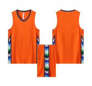 Ensemble de shorts de basket-ball brodés avec drapeau de Cooper de haute qualité en gros, séchage rapide, respirant - Product Image 1