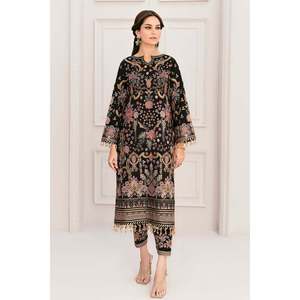 Conjunto de Traje de Seda Bordado para Mujer CH11-04 Cosido - Product Image 3