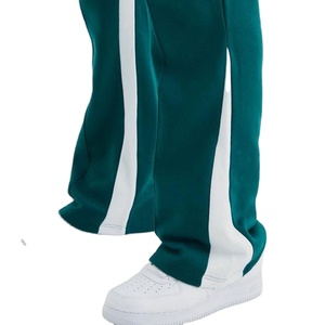 Wholesale Men's Flare Sweatpants Streetwear Casual Joggers Fitness Gym <b>Fleece</b> <b>Trousers</b> Lightweight OEM Available 2026 - Product Image 2