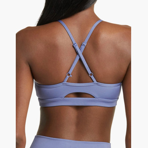 Soutien-gorge de sport souple et extensible pour yoga, haut court antichoc avec dos croisé, soutien-gorge solide et léger pour femmes - Product Image 4