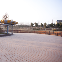 Planches de terrasse extérieures en WPC gris clair traditionnelles, imperméables, écologiques, directement de l'usine, 150x30mm