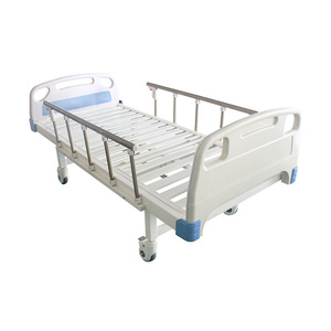 เตียงผู้ป่วยแบบหมุนมือเดียว ได้รับการรับรองมาตรฐาน CE ISO สำหรับโรงพยาบาลและการพยาบาล - Product Image 6