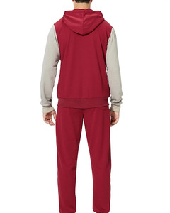 Conjunto de chándal de invierno de lujo de la mejor calidad, ropa informal de algodón con estampado de logotipo personalizado, ropa informal con cremallera ecológica de talla grande - Product Image 6