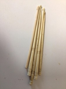 Agujas de Tejer de Hueso Natural Pulido Portátiles, para Crochet, Manualidades Religiosas, Ecológicas, Proyectos de Arte Europeo, Blancas - Product Image 5