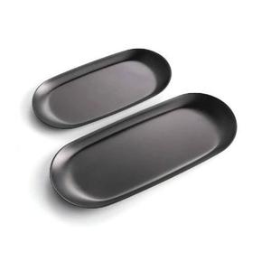 Bandeja DE SERVICIO DE Metal de alta calidad, bandeja decorativa para el hogar, Hotel, boda, fiesta, bandeja Rectangular decorativa - Product Image 5