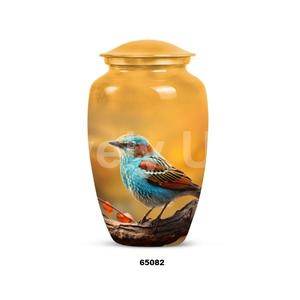 Beautiful Sparrow Bird Cremation Urn for Adult Human Ashes Decorative Large Funeral Urn With Free <b>Velvet</b> <b>Bag</b> - Product Image 6