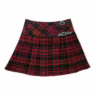 Scottish Kilt Quality <b>Womens</b> <b>Tartan</b> Kilt With Side Fasteners And Pleated Structure Adjustable Ladies <b>Tartan</b> Kilt <b>Skirt</b> - Product Image 1