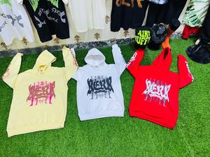 Alta calidad de los hombres de gran tamaño pulóver de algodón Unisex Heavweight Hoody venta al por mayor personalizable 3D Puff Impresión logotipo sudaderas con capucha para hombres - Product Image 3