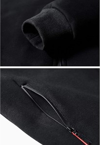 เสื้อฮู้ดมีซิปแขนยาวสำหรับผู้หญิงเสื้อสเวตเชิ้ตโอเวอร์ไซส์ผ้าฟลีซผ้าฝ้าย100% มีฮู้ดเสื้อแนวสตรีทมีซิป - Product Image 4