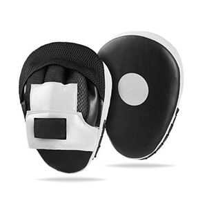Guantes de Boxeo Transpirables de Piel Sintética con Cierre de Gancho y Bucle, Correa de Muñeca Ajustable, Unisex para Adultos, Negros, para Entrenamiento de Artes Marciales - Product Image 1