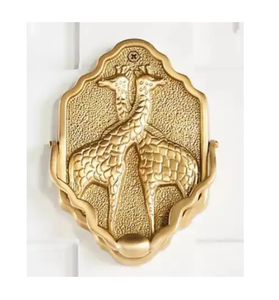 Timbre de puerta de Venta caliente de alta calidad para puerta Delantera de entrada Home Hotel al precio más bajo Aldaba de puerta de metal de latón de estilo vintage - Product Image 5