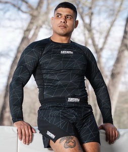 ชุดป้องกันผดผื่นพิมพ์ดิจิตอลแบบแห้งเร็วสำหรับผู้ใหญ่ชุดฝึกต่อสู้สำหรับ MMA Jiu-Jitsu ความยาวของการป้องกันแสงแดด - Product Image 3