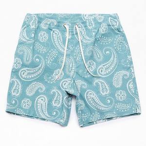 Wholesale Summer <b>Men's</b> 100% Cotton Printed Shorts Custom Beach Shorts Sublimated High Waisted Soft Comfortable <b>Stretchy</b> Shorts - Product Image 5