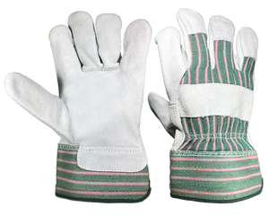 ถุงมือหนังวัวป้องกันการบาด พร้อมข้อมือยางและโครงสร้างที่ทนทาน - Product Image 2