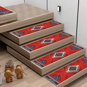 Printed Rug: Rustic Step Rug, Classic Step Rug, Colorful Step Rug - Product Image 2