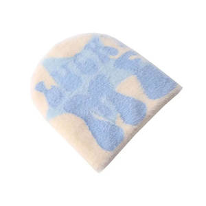 Custom Color Reasonable Price <b>Men</b> Women Mohair Beanies Best Quality New Style Mohair Beanies For <b>Men</b> - Product Image 4