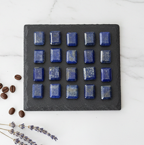 Pierres précieuses en lapis-lazuli bleu naturel, taille octogonale, pierres brutes de formes et tailles variées, pour la fabrication de bijoux, vente en gros, exportation - Product Image 3