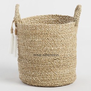 Woven Rattan <b>Storage</b> Organization <b>Basket</b> Highest Quality Round Shape Brown Color Rattan <b>Storage</b> <b>Basket</b> Finest Quality <b>Basket</b> - Product Image 2