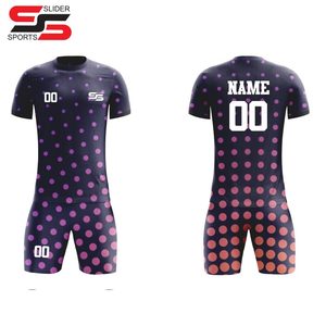 Camiseta de fútbol personalizada con sublimación completa, kits de fútbol de club, conjunto completo de fútbol para ropa deportiva de equipo - Product Image 3