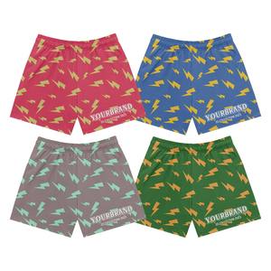 100% Polyester Sublimation Logo Design Imprimé Mesh Sports Shorts légers Shorts pour hommes personnalisés de qualité supérieure - Product Image 1