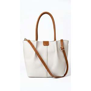 Borsa a Spalla Morbida in Vera Pelle Dollaro per Donna, Art. 26052-Fabbricato in Italia" - Product Image 1