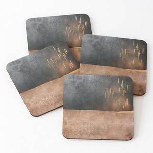 Vente en gros de tapis de tasse en bois au dernier design personnalisé sous-verres pour le service du thé ensemble de 4 pièces sous-verres pour la maison et la cuisine en ardoise ustensiles de cuisine - Product Image 6