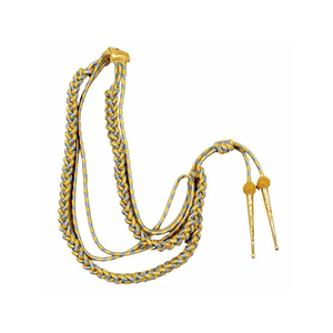 Aiguillettes de qualité supérieure pour uniformes / Aiguillettes dorées personnalisées au prix le plus bas pour uniformes - Product Image 4