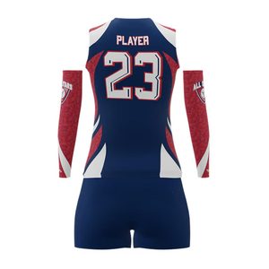 Maillots et shorts de volley-ball personnalisés pour hommes et femmes uniforme d'équipe vêtements de sport en polyester évacuant l'humidité à séchage rapide - Product Image 6