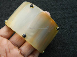 100% corne de buffle naturel fini bracelets bracelets bijoux à des prix abordables bracelets jonc fabriqués à la main pour l'exportation - Product Image 5