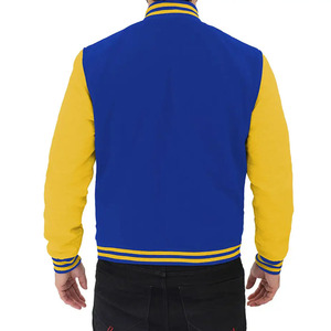 Wholesale Best Quality Light <b>Weight</b> Breathable Windproof Men Embroidered Varsity Jacket / New Fashion Wear Fleece Men Jacket - Product Image 3