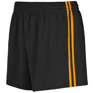 <b>Shorts</b> Black <b>yellow</b> Solid Pattern Mid Waist Drawstring Closure Mid Waist Knitted Canvas Sublimation 100% Polyester <b>Men's</b> Board - Product Image 2