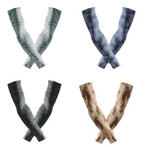 Manchons de bras unisexes en spandex/polyester, anti-UV, sans couture, séchage rapide, pour l'été, avec logo personnalisé, pour le basketball, les chaussettes de cyclisme - Product Image 3