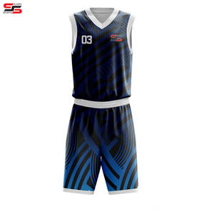 Juego de uniformes de baloncesto de primera calidad, camisetas y pantalones cortos de secado rápido con impresión por sublimación personalizada con nombre y logotipo del equipo en blanco - Product Image 3