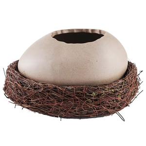 Cuenco decorativo con diseño de huevo y nido, centro de mesa único inspirado en la naturaleza para el hogar, exhibición de mesa, cocina rústica y sala de estar - Product Image 6