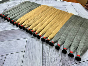 Cheveux Vietnamiens 100% Cuticules Alignées Droite Kératine Double Dessiné Non Transformés Vierge Remy Extensions Humaines Naturelles Vente en Gros - Product Image 2