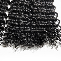 Extensions de cheveux humains Remy de qualité supérieure 12A, tissage double machine, vague profonde, cheveux vierges vietnamiens, perruque rideau