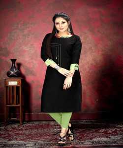 เสื้อครีปพิมพ์ลายผ้าจอร์เจียสำหรับสาวอินเดีย - Product Image 5