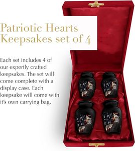 Monumentos honorarios Corazones patrióticos Águila - Product Image 3